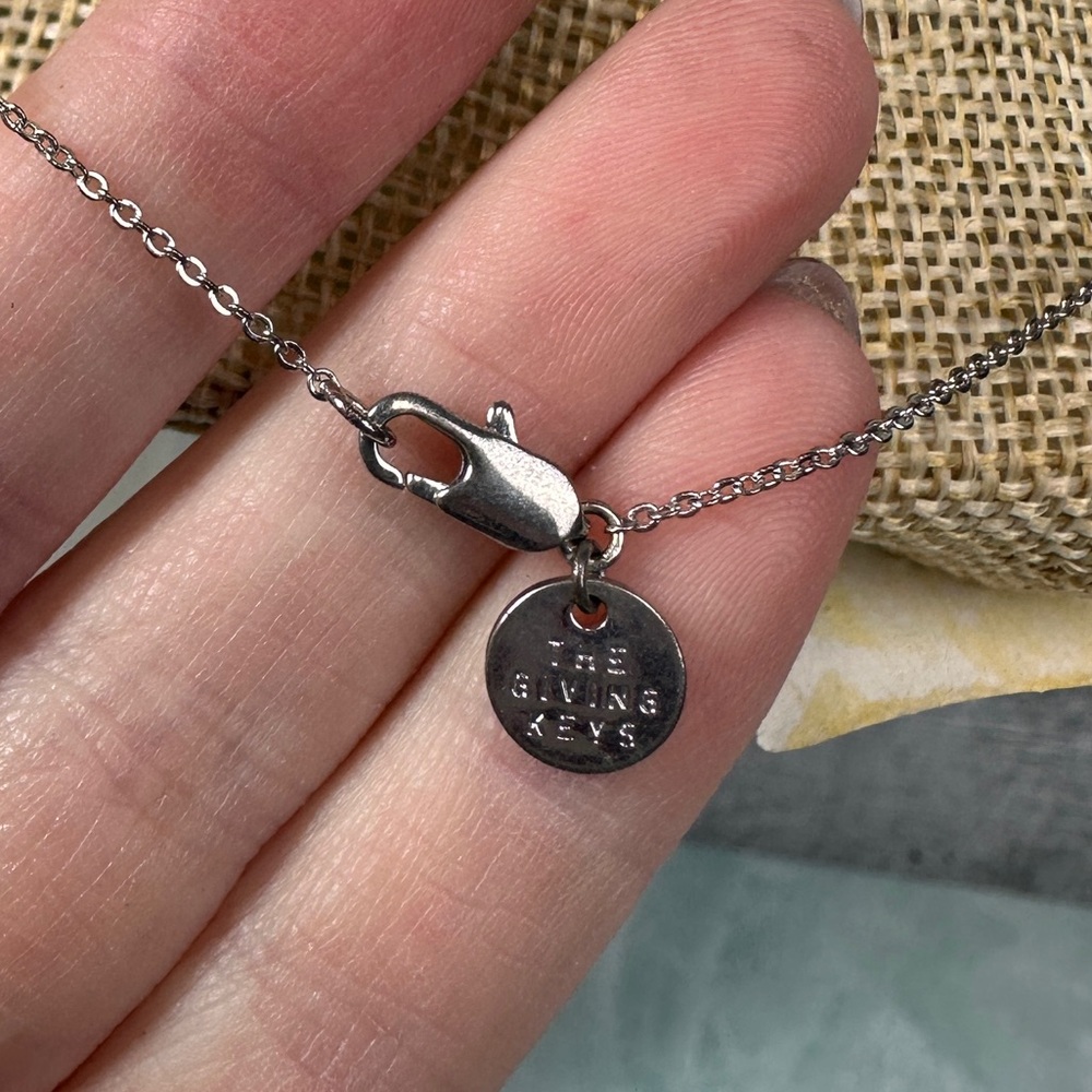 The Giving Keys Silver HOPE Key Necklace - Picture 4 of 6